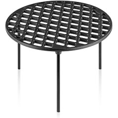 BBQ-Toro Cast Iron Cooking Grate with 3 Legs, Round, Dutch Oven Coaster, Grill Accessories, Tripod, Grill Grid, Cast Iron Grate, Pot Stand, Grate, Fire Grid, Grill Plate, Cast Iron Grate (Diameter 30