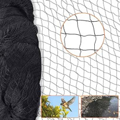 15 m x 15 m bird protection net, pond net, 5 x 5 cm large holes, garden net for garden, balcony or pond