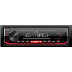 JVC KDX-162 Auto radio USB RED