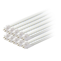 Komplektā: 10x LED dienasgaismas spuldze 120cm 18w T8 4000K G13 neitrāla caurspīdīga