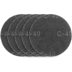 Graphite Velcro abrazīvs sietiņš apmetumam 180mm, K40, 5gb slīpmašīnai 59G263