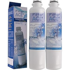 ACE+ FA-0085U | 2er Pack — Wasserfilter saderīgs ar Samsung DA29-00020B, HAF-CIN/EXP, HAF-CIN, DA97-08006A-B, DA97-08006A-E Filter Kartusche für Side by Side Kühlschrank