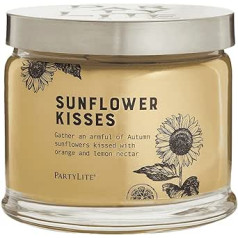 PartyLite Sunflower Kisses 3 Wick Candle