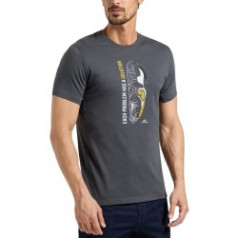 Krekls SOLUTION T-Shirt M L Carbon/Yellow