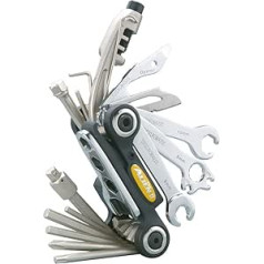 TOPEAK Alien 2 Multi Tool salokāms rīks Salokāms velosipēda sešstūra ligzda 26 Functions + Bag, 15400117