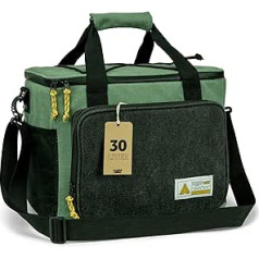 Campo Libre. Hulk I Premium Camping Cool Bag 30 L (28 + 2) I Cool Bag Small ar ūdensnecaurlaidīgiem rāvējslēdzējiem I Mūsu aukstās somas ir salokāmas I Augstas kvalitātes termosoma populārā izmērā