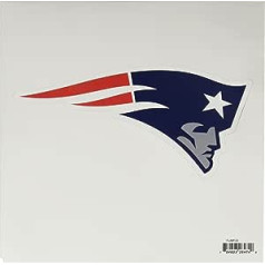 NFL Siskiyou sporta fanu veikals New England Patriots Logo Magnete 20,3 cm Blatt Teamfarbe