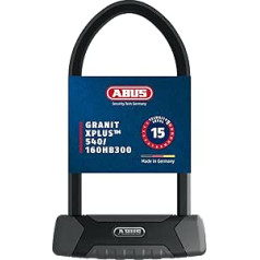 ABUS Granit XPlus 540 U-Lock + USH kronšteins — velosipēda slēdzene ar 13 mm biezu važu un XPlus cilindru — ABUS 15. drošības līmenis