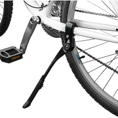 BV velosipēdu sānu statīvs — regulējama augstuma velosipēdu statīvs, metāla sakausējuma velosipēdu statīvs kalnu velosipēdam šosejas velosipēda pārgājiena velosipēdam 24-28 collas