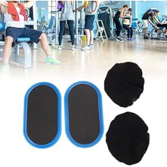 Brrnoo Gliding Disc, Gliding Discs Core Sliders Smooth Insert for Abdominal Exercises, Strengthening Core, Glutes, Abs, Full Body Coordination Large Contact Surface Sliding Pad