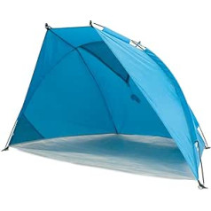 Helios Air Outdoor Beach Shelter, Travel Beach Shelter with UV Protection 80 & Lockable Window, Beach Tent for Travel