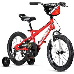 Schwinn Koen bērnu velosipēds, 12,14,16,18,20 collu riepas, ieskaitot treniņriteņus, ieteicamais braucēja augums, 71-151 cm, daudzkrāsains