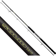 Black Cat Premium Catfish Rod Solid Spin Full Carbon Fishing Rod with 30 Ton Blank Spinning Fishing on Catfish Catfish Fishing Rod Spinning Rod, Black, 2.70 m