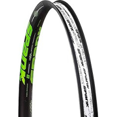 Spank sp-rim-0163-b/Green Rim velosipēds unisex pieaugušajiem, melns/zaļš