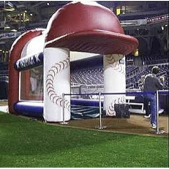 Inflatable Baseball Softball Training Carnival Fair Radar Speed Pitch 16x10x14ft