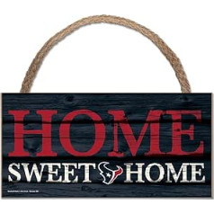 Wincraft NFL koka zīme Houston Texans Wooden Sign Wood sauklis Sākums Sweet Home