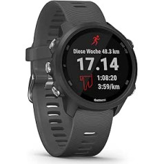 Garmin Forerunner 245 GPS skriešanas pulkstenis ar individuāliem treniņu plāniem, īpašām skriešanas funkcijām un detalizētu treniņu analīzi 1,2 collu krāsu displejs (sertificēts un atjaunots)