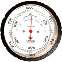 BARIGO Altimeter with Case - 6,000m Standard Dial [29.6M]