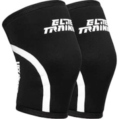 ELITEX TRAINING 7mm Neoprene Knee Sleeves for Cross Training Gym Squats Squats