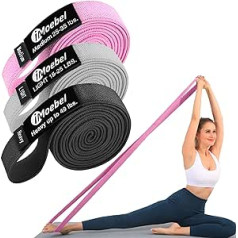 iMoebel Fitness Band Fabric Resistance Bands – Long Resistance Bands Non-Slip Thera Band Gymnastics Band Pull-Up Band for Strength Training Crossfit Yoga Home Workout