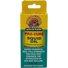 Pro-Cure Unisex Adult Squid Oil Kalmāru eļļa, Multi, 2 unces