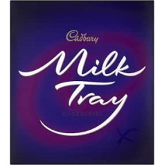 Cadbury — piena paplāte — 360 g (6 kaste)