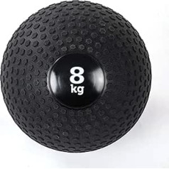 Hua Medicine Balls 8 kg Fitness Medicine Ball, Gravity Ball, PVC Non-Slip Durable Grand Slam Ball, Aerobics, Male and Female Muscle Strength Training