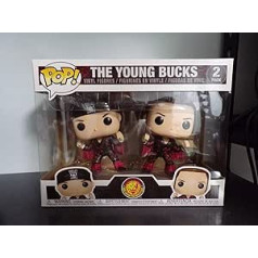 Funko 32230 POP vinila 2 paka: Cīkstēšanās: Bullet Club: Young Bucks