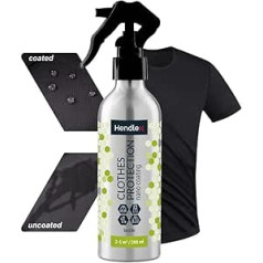 Hendlex Clothes Protection Apģērbu aizsardzība, ūdeni atgrūdošs impregnēšanas aerosols, nano pārklājums tekstilizstrādājumiem, āra, sporta un funkcionālajiem apģērbiem 200ml