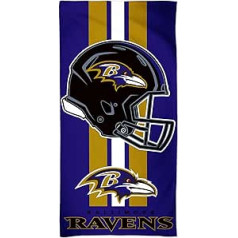 McArthur NFL Baltimore Ravens pludmales dvielis 150 x 75 cm