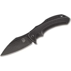 Unisex Fox Knives - Bastinelli Shadow Titan kabatas nazis, melns, 22,0 cm