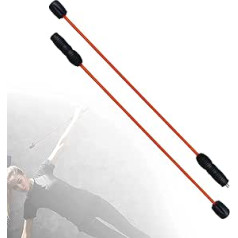 Fitness Swing Bar Pilates Yoga Bar Tremor Bar Vibrating Fitness Bar Vibrating Fitness Bar Removable 160 cm Pilates Yoga Bar Elastic Bar with High Frequency Vibration for Male