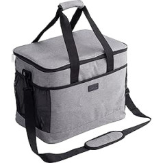 Meister Cool Bag 40 x 26 x 31 cm - 32 litru tilpums - Dzesēšanas izolācija - Ar plecu siksnu - Droši aizverams rāvējslēdzējs - Lietus necaurlaidīgs materiāls / Termiskā soma / 6816830