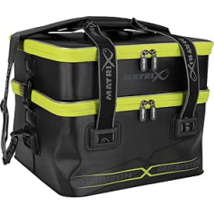 Fox Matrix Horizon Cool & Bait Storage 37,5 x 30 x 35,5 cm - ēsmas soma, makšķerēšanas soma sērkociņu makšķerēšanai, soma rupju zivju makšķerēšanai, melna