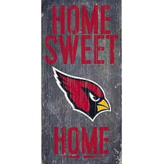 Fan Creations Arizona Cardinals Schild Home Sweet Home, 15,2 x 30,5 cm