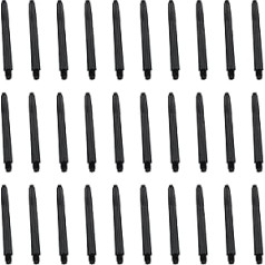 HSCGIN 30 x Black Plastic Darts 48mm