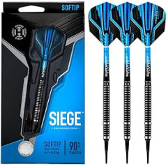 Harrows Seige 90% Tungsten Soft Darts - Multiple Weights and Colours