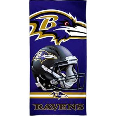 WinCraft NFL Baltimore Ravens 3D pludmales dvielis 150 x 75 cm