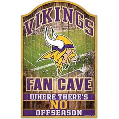 Wincraft NFL fanu CAVE Minesotas vikingu koka zīme