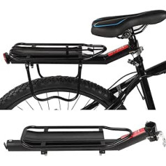 SOULONG kalnu velosipēdu bagāžnieki Velosipēdu turētājs aizmugurējā sēdekļa turētājs Riteņbraukšanas piederumi šosejas velosipēdiem un citiem velosipēdiem Alumīnija sakausējums melns gultnis 10 kg