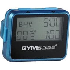 Gymboss intervāla taimeris un hronometrs TURQUOISE/BLUE METALLIC augsta spīduma