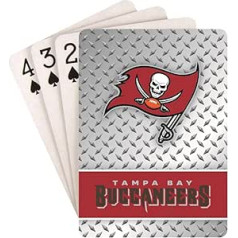 Pro Specialties grupas NFL Tampabejas Buccaneers Diamond Plate spēļu kārtis