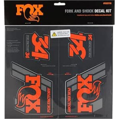 Fox Heritage uzlīmju komplekts - dakša un amortizators - oranžs