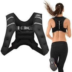 Aduro Sport Weighted Vest Training Equipment, 1.8kg/2.7kg/5.4kg/9.1kg/11.3kg/13.6kg Body Weight Vest for Men, Women, Kids