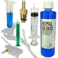 Magura Royal Blood Mineral Oil 250 ml + F26 servisa komplekts hidrauliskās disku bremzes loka bremžu atgaisošanas komplekts Bleed Mt 2 4 5 6 7 8 HS11 Hs22 HS33