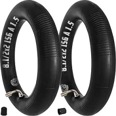 MOOVMOOV E-Scooter Inner Tube 8.5 Inch x 2-156 Angled Valve 110/90 - Compatible with Dualtron Mini E Scooter Tyres - Speedway Leger, etc. - Premium Quality with Curved Valve