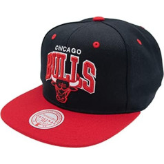 Mitchell & Ness Snapback Team Arch NBA Chicago Bulls, melns/sarkans, melns/sarkans