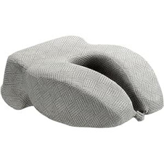 YLiansong-home Reisekissen Büro Nickerchen Kissen liegend Kissen U-förmige Nackenkissen Reisenkopf Liegen Kissen Nacken- und Kopfstütze (Color : Gray, Größe : One-Size)