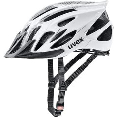 Uvex Unisex Adult's Flash riteņbraukšanas ķivere, balta zila, 53-56 cm