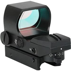 Minidiva Reflex Sight Red Dot 4 tīklveida šautenes tēmēklis ar 45 grādu sliedes stiprinājumu
